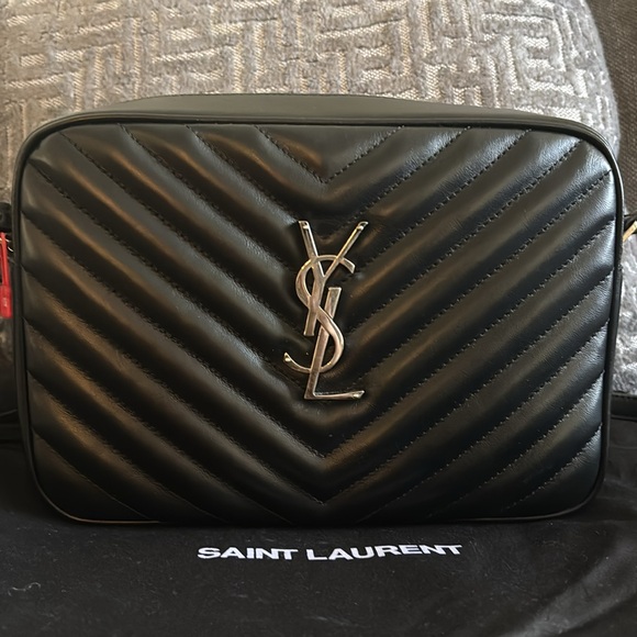 Saint Laurent Lou Matelesse Leather Camera Bag - Picture 11 of 14